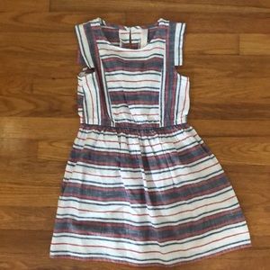 Cherokee red, white, and blue dress